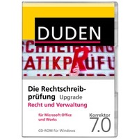 DUDEN Die Rechtschreibprüfung Recht und Verwaltung 7
