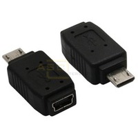 Micro-USB Adapter Micro-B Stecker -> Mini USB 5-pin Buchse