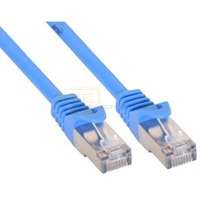 Patchkabel CAT5e SF/UTP RJ45 20m blau