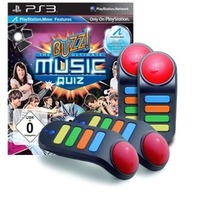 Buzz! - Das Ultimative Musik-Quiz + 4 Wireless-Buzzer (PS3)