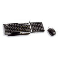 INITIAL Desktop Corded Keyboard & Corded Mouse black