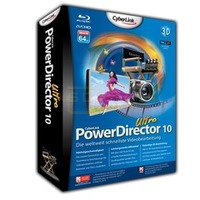 PowerDirector 10 Ultra + MediaEspresso 6.5 Guts. + 3D-Brille