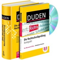 DUDEN Die Rechtschreibpr&uuml;fung Medienpaket (Buch + SW) 8.0