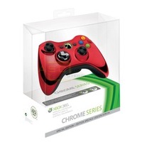 Xbox 360 Wireless Controler chrom red