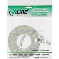 Patchkabel CAT6e U/UTP RJ45 1m weiss flach