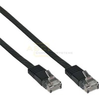 Patchkabel CAT6e U/UTP RJ45 5m schwarz flach