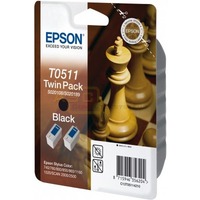 T0511 Tintenpatrone schwarz Doppelpack