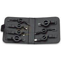 7-in-1 Kabel Travel Kit - schwarz