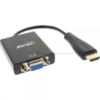 Dongle Konverter HDMI zu VGA mit Audio