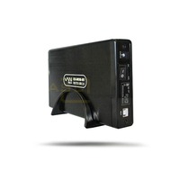 Festplattengehäuse 8.89cm (3.5 Zoll) IDE USB 2.0 schwarz