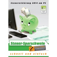 Steuer-Sparschwein 2015 - Steuererkl&auml;rung 2014 am PC