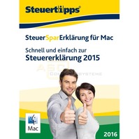 SteuerSparErklärung MAC 2016 (für Steuerjahr 2015) (POSA)