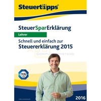 SteuerSparErklärung Lehrer 2016 (für Steuerjahr 2015) (POSA)