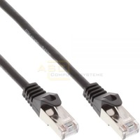Patchkabel CAT5e SF/UTP RJ45 20m schwarz