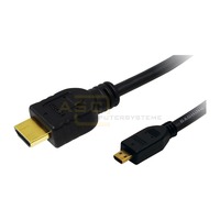 Kabel HDMI A-Stecker auf Micro-HDMI D-Stecker 2m