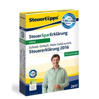SteuerSparErkl&auml;rung Lehrer 2017 (f&uuml;r Steuerjahr 2016)