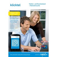 klicktel Telefon- und Branchenbuch + Rückwärtssuche