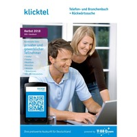 klicktel Telefon- und Branchenbuch + R&uuml;ckw&auml;rtssuche