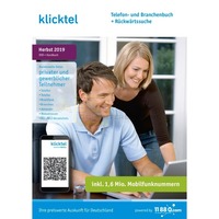 klicktel Telefon- und Branchenbuch + R&uuml;ckw&auml;rtssuche