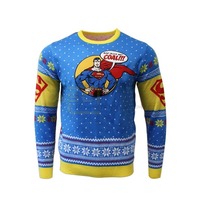 Superman: Weihnachtspullover Gr&ouml;&szlig;e XL