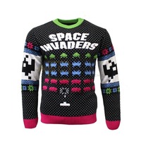 Space Invaders Weihnachtspullover Gr&ouml;&szlig;er XL