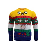 Adventure Time: Finn & Jake Weihnachtspullover Gr&ouml;&szlig;e XL