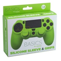 PS4 Silicone Skin + Grips (Gr&uuml;n)