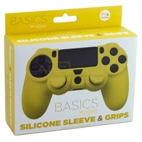 PS4 Silicone Skin + Grips (Gelb)
