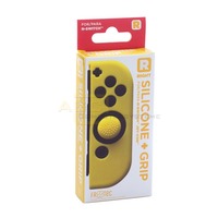 Switch Joy Con Silicone Skin + Grip - Rechts - Gelb