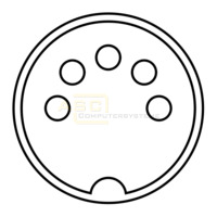 Kabel DIN 5-Polig Stecker -> Stecker 2m