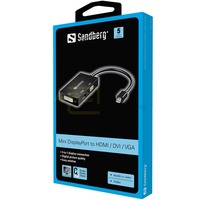 Adapter MiniDP>HDMI+DVI+VGA