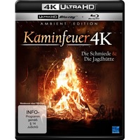 Kaminfeuer 4K - Die Schmiede & die Jagdhütte