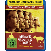 M&auml;nner, die auf Ziegen starren