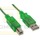 USB 2.0 Kabel A-St. -> B-St. 3m gr&uuml;n-transparent