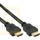 HDMI Kabel St. -> St. verg. Kontakte 1m High Speed schwarz