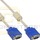 S-VGA Anschlu&szlig;kabel 15polig Stecker -> Stecker 3m beige