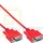 Serielles Nullmodemkabel 9pol. Bu. -> Bu. 3m rot