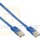 Patchkabel CAT6e U/UTP RJ45 5m blau flach
