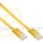 Patchkabel CAT6e U/UTP RJ45 7m gelb flach