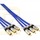 Cinch-Kabel Audio/Video 10.0m blau * Premium