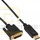 DisplayPort -> DVI Konverter Kabel 2m schwarz