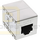 Patchkabelkupplung Cat.6, 2x RJ45 Buchse geschirmt