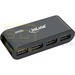 InLine® Mini USB 2.0 4-Port Hub mit Netzteil Retail schwarz