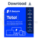F-Secure Total Security und VPN + Datenwiederherstellung Vollversion ESD 3 Ger&auml;te 1 Jahr ( Download )